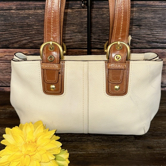 Coach Vintage Soho Alex & Chestnut Leather Hampton Tote! In Great Condition! - Picture 4 of 13